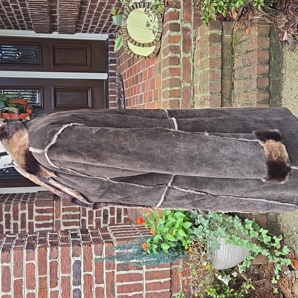 Marvin Richards Suede And Faux Fur Coat - Picture 4 of 14